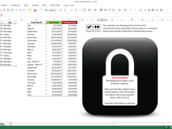 Manually configure the dates if you don't like what VBA is doing automatically.